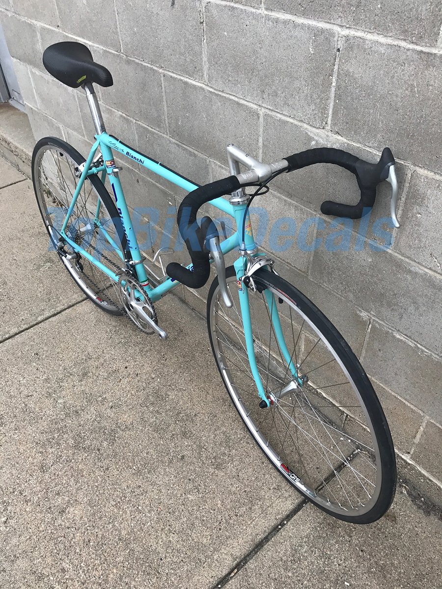Bianchi decals stickers graphic set bicycle frame vinyl